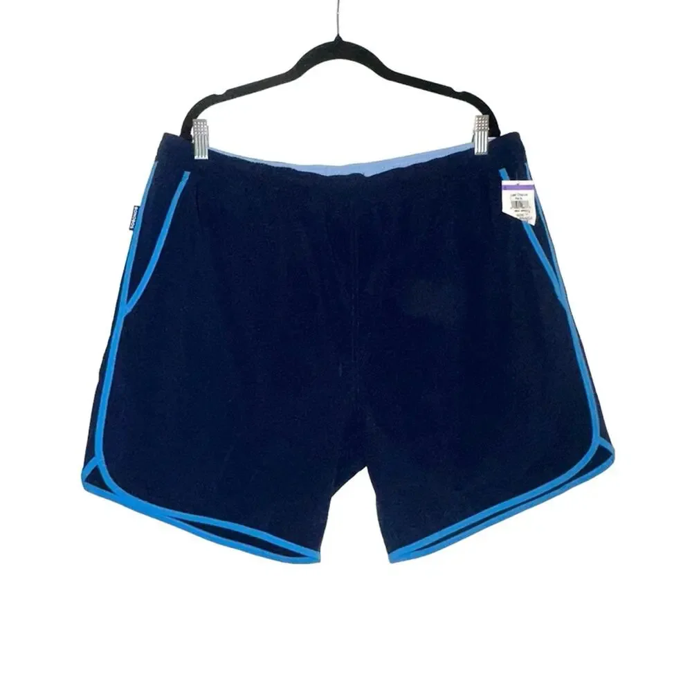 NEW Bonobos Stargazer Curved Hem 7 Inch Inseam Blue Swim Trunks XLARGE